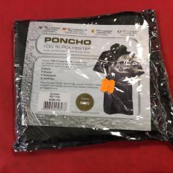 Poncho imperméable 100% polyester kaki