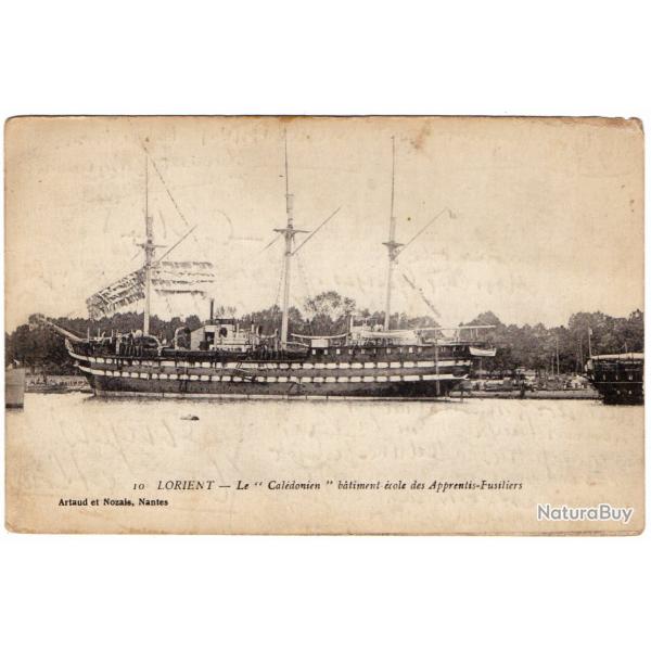 CPA - LORIENT -Le " Caldonien " btiment cole des Apprentis-Fusiliers  N1208