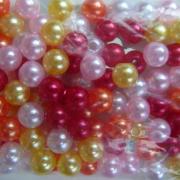 2.3 mm trou profonde chute rigs pêche Perles-Rouge Gréement Tri Perles 200pcs 11 mm 