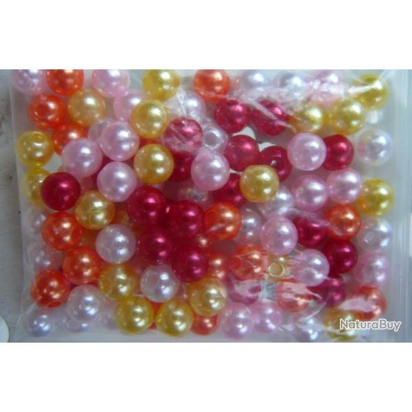 100  perles de 6 mm de diamtre pour montage ligne peche en mer