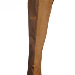 Pantalon en cuir bicolore Chasse Elégance CE68