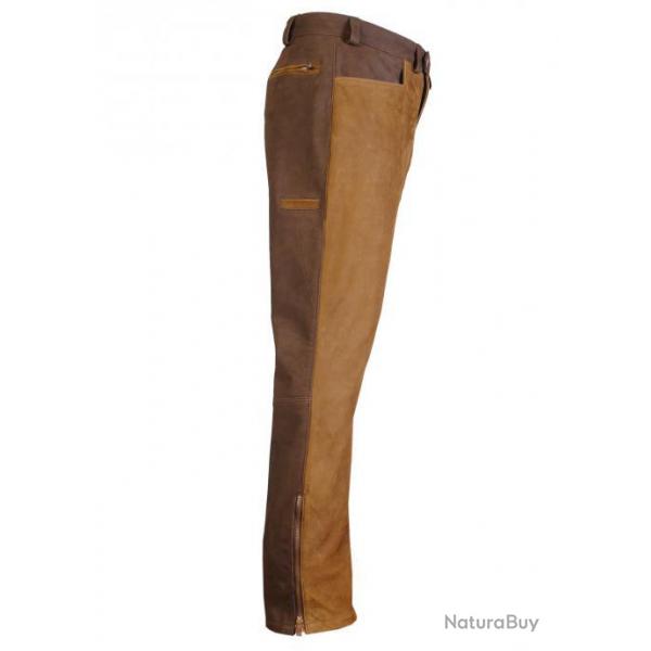 Pantalon en cuir bicolore Chasse Elgance CE68