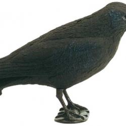 Forme corbeau en plastique noir
