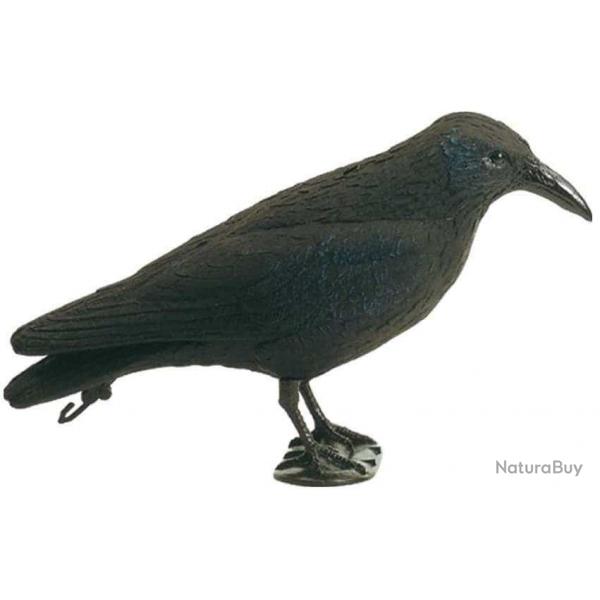 Forme corbeau en plastique noir