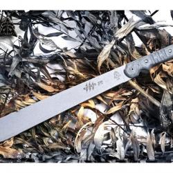 Couteau Machette TOPS Knives Machete .230 Acier Carbone 1095 Etui Nylon Made In USA TPMAC230