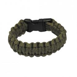 Bracelet paracorde Bulldog Tactical vert taille M