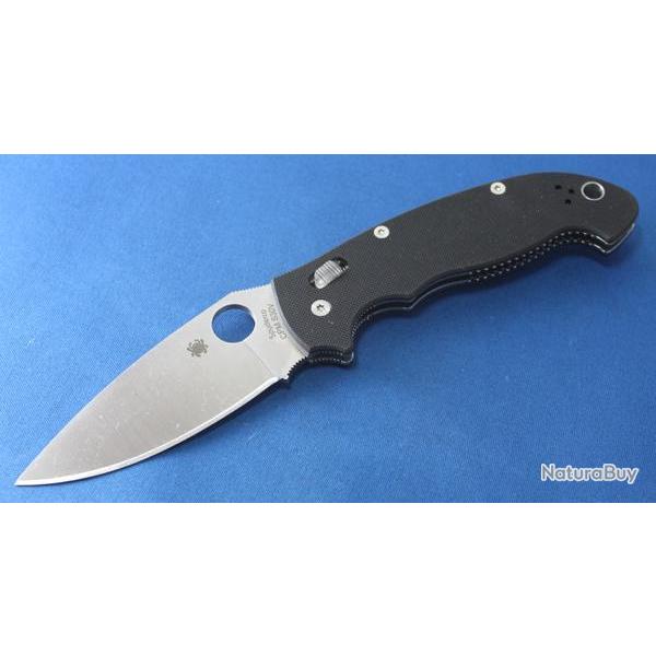 Couteau Spyderco Manix-2 XL Acier CPM-S30V Manche Black G-10 SPYDERCO Made In USA SC95GP2