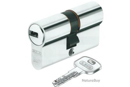 cylindre,canon barillet haute sûreté ABUS 45x50 5 clés réversibles micropoints