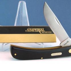 LOT DE 3 Couteaux Schrade Large Sodbuster Knife Imperial Acier Inox Manche Abs IMP22L