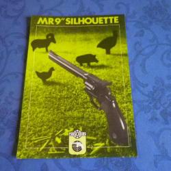 Feuillet technique manurhin MR9 silhouette cal.357 magnum