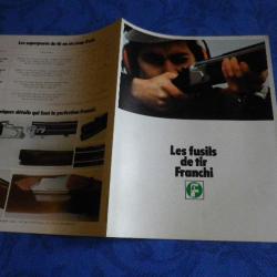 Catalogue dépliant fusils FRANCHI 2002 3003 skeet trap