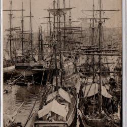 CPA -Marine - Marseille- Voiliers dans le Vieux Port N°1041