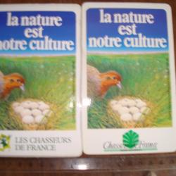 la Nature est notre culture  UNFDC /les chasseurs de France(1 autocollant a choisir !)