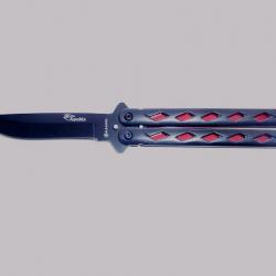 Couteau PAPILLON de Lancer ANUBIS Noire et Rouge