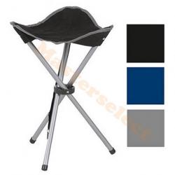 Chaise pliante 3 brins pour camping en 3 couleurs 31x31X50cm