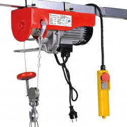 Palan treuil électrique pro avec télécommande 1300 W 400/800 kg outils atelier garage 3402136
