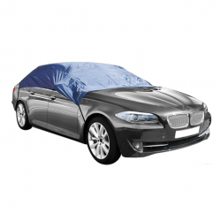 Demi Bâche housse de protection voiture longueur 390 cm bleu 3402008