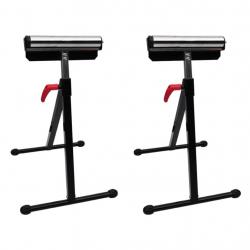 Lot de 2 servantes d'atelier à rouleaux outils garage atelier bricolage 3402055