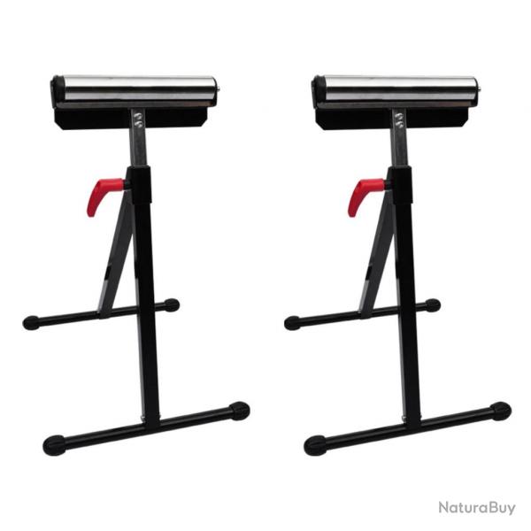 Lot de 2 servantes d'atelier  rouleaux outils garage atelier bricolage 3402055
