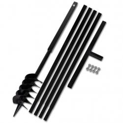Bêche et tarière manuelle 120 mm avec rallonge mèche outils garage atelier bricolage 3402075