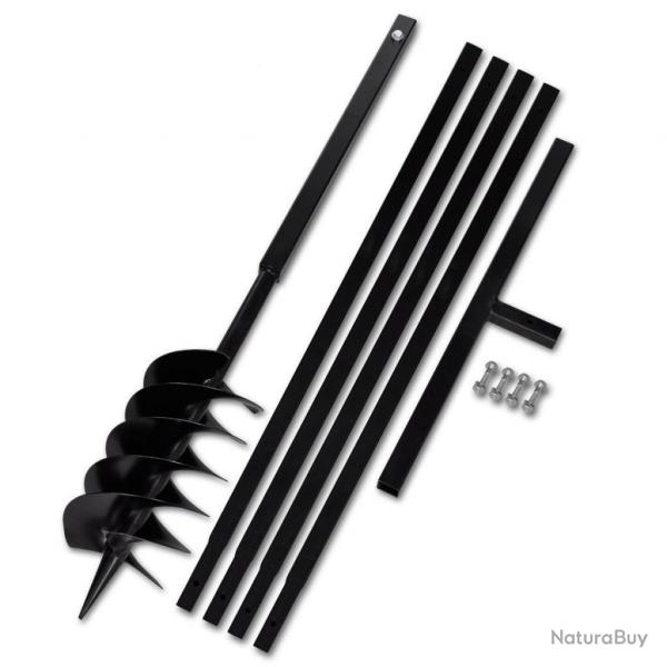 Bche et tarire manuelle 150 mm avec rallonge 5 m acier outils garage atelier bricolage 3402082