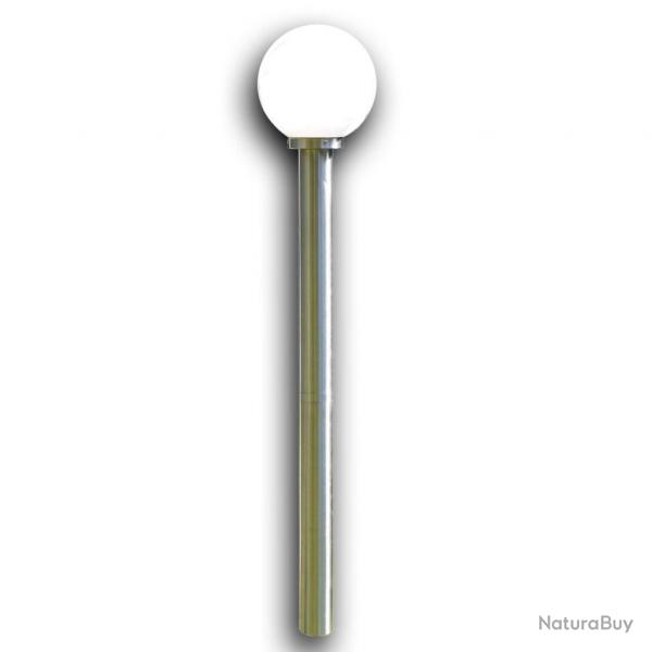 Lampadaire boule 110 cm acier inoxydable luminaire dcoration 2402030