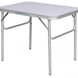 Table de camping jardin pique-nique aluminium pliante 75x55 cm 2008032