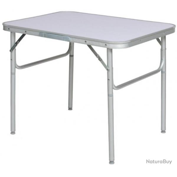 Table de camping jardin pique-nique aluminium pliante 75x55 cm 2008032