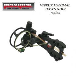 MAXIMAL Dawn Viseur de chasse et tir 3D 5 pins Droitier / Gaucher avec led Noir