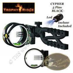 TROPHY RIDGE Cypher Viseur de chasse Black Standard