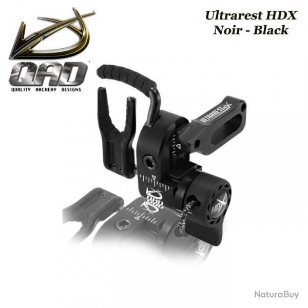 QAD Ultrarest HDX Repose-flches  effacement pour la chasse et le tir 3D Droitier Black