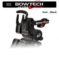 QAD BOWTECH Ultrarest HDX Repose-flèches à effacement pour la chasse et le tir 3D Droitier Black