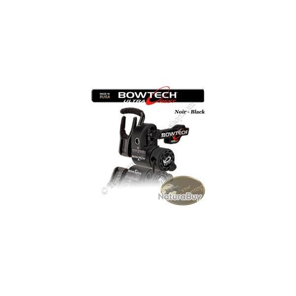 QAD BOWTECH Ultrarest HDX Repose-flches  effacement pour la chasse et le tir 3D Gaucher Black