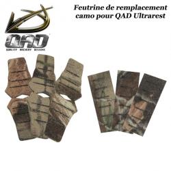 QAD Ultrarest Kit de feutrines de rechange pour repose-flèches Camo