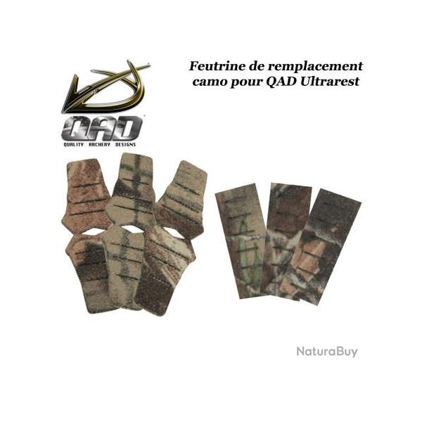 QAD Ultrarest Kit de feutrines de rechange pour repose-flches Camo