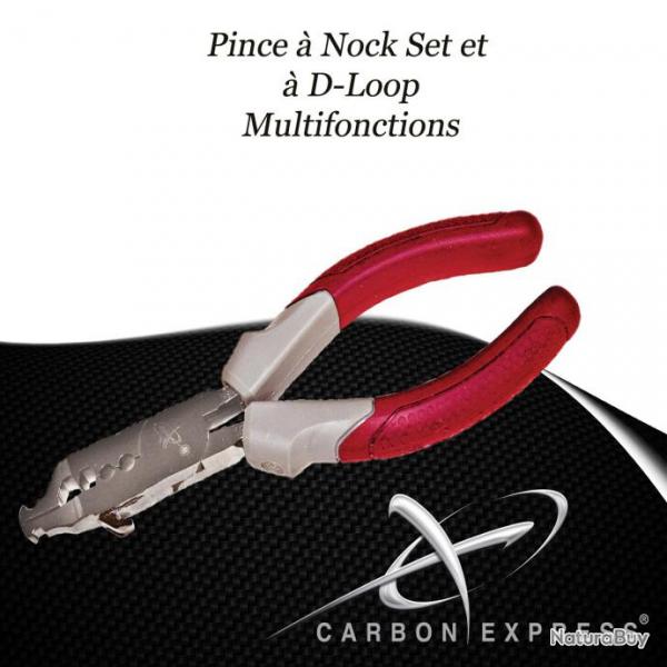CARBON EXPRESS Pince  Nock Set et D-Loop multifonctions