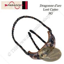 PARADOX Dragonne d'arc tressée avec finition cuir  Lost Camo SG