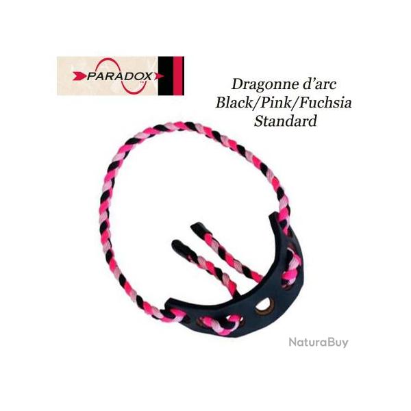 PARADOX Dragonne d'arc tresse avec finition cuir  Realtree HDG SG