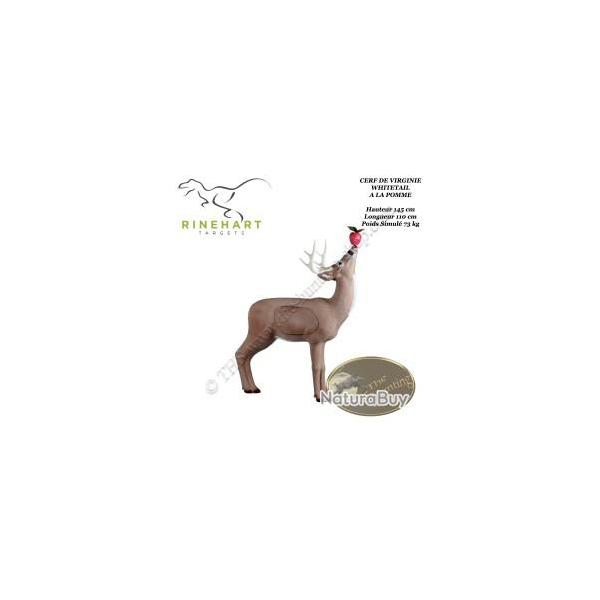 RINEHART Cible 3D Cerf de Virginie Whitetail  la pomme en mousse pour le tir  l'arc