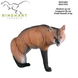 RINEHART Cible 3D Renard Red Fox en mousse pour le tir à l'arc