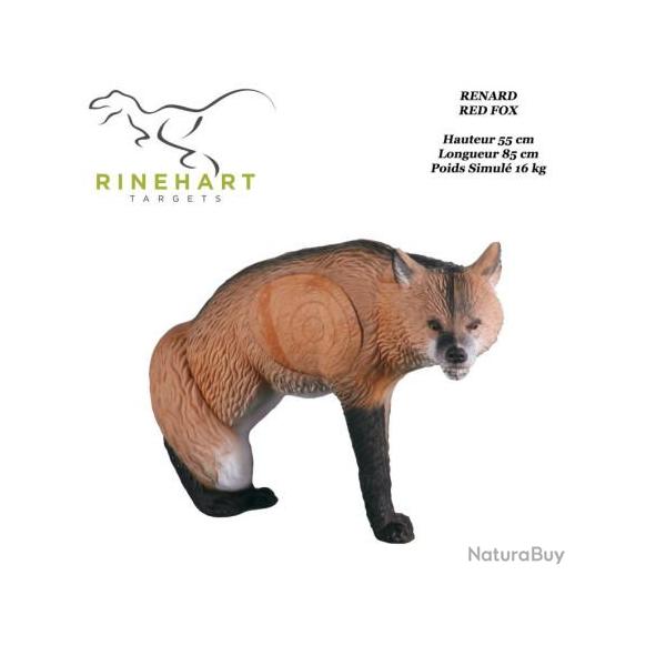 RINEHART Cible 3D Renard Red Fox en mousse pour le tir  l'arc