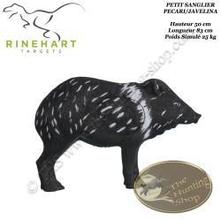 RINEHART Cible 3D Petit Sanglier Javelina en mousse pour le tir à l'arc