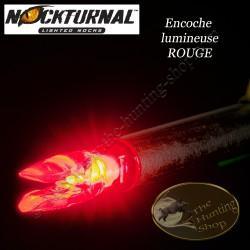 NOCKTURNAL Encoches lumineuses rouges, vertes, bleues ou roses Rouge "S" Nock 1 pc