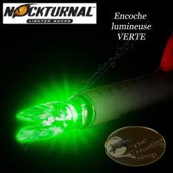 NOCKTURNAL Encoches lumineuses rouges, vertes, bleues ou roses Vert "S" Nock 1 pc