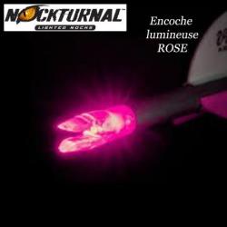 NOCKTURNAL Encoches lumineuses rouges, vertes, bleues ou roses Rose "S" Nock 1 pc