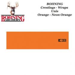 BOHNING Blazer Arrow Wraps 4 ou 7 pouces autocollants colorés unis de type cresting pour flèches Ora