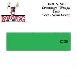 BOHNING Blazer Arrow Wraps 4 ou 7 pouces autocollants colorés unis de type cresting pour flèches Ver