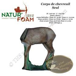 NATUR'FOAM Cible 3D Chevreuils, Chevrettes et Brocards en mousse pour le tir à l'arc Corps de Chevre