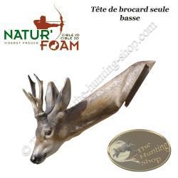 NATUR'FOAM Cible 3D Chevreuils, Chevrettes et Brocards en mousse pour le tir à l'arc Tête de Brocard