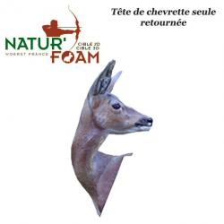 NATUR'FOAM Cible 3D Chevreuils, Chevrettes et Brocards en mousse pour le tir à l'arc Tête de Chevret